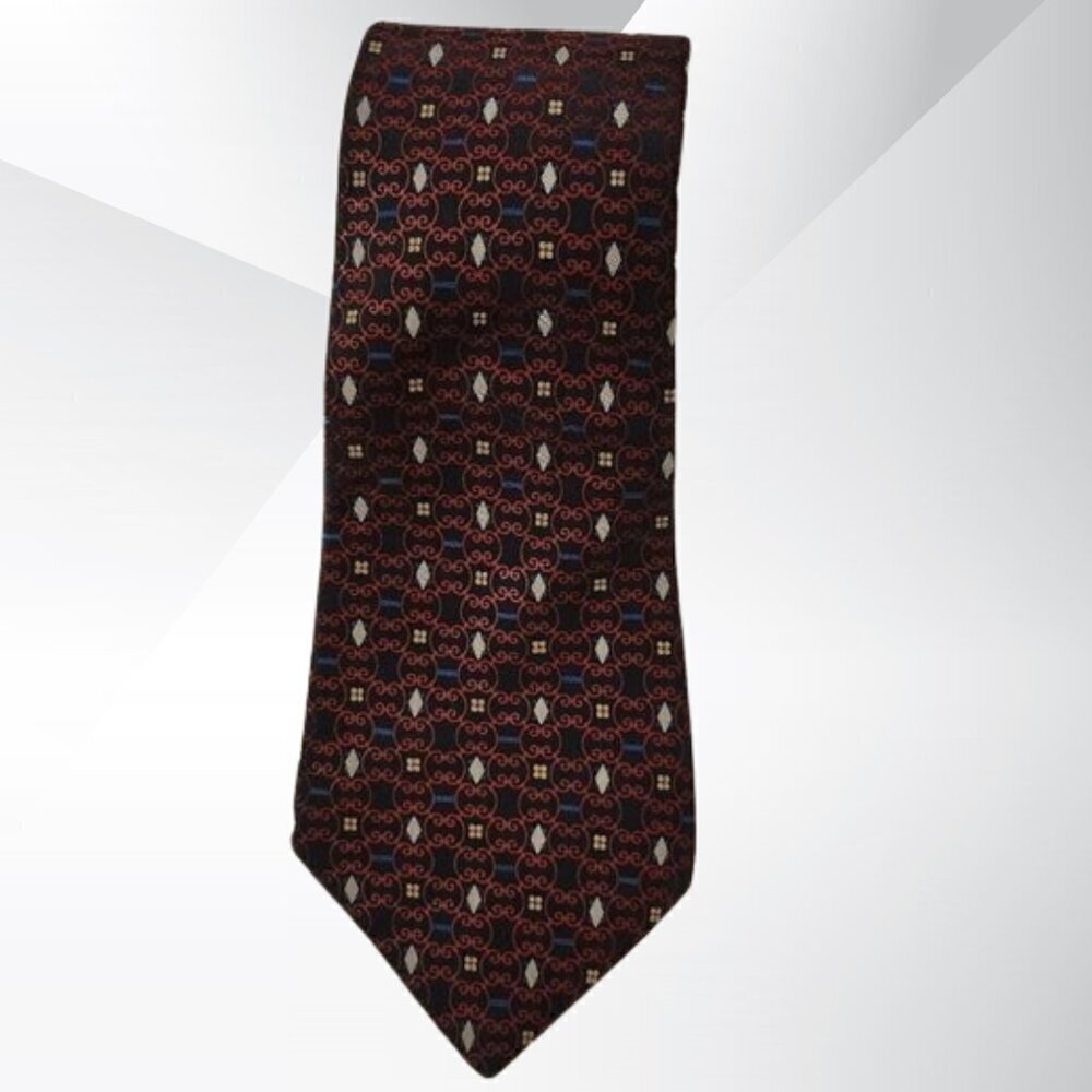 2/$20 Vintage Lanvin Paris Silk Tie – 54" Long, 3.5" Wide, Classic